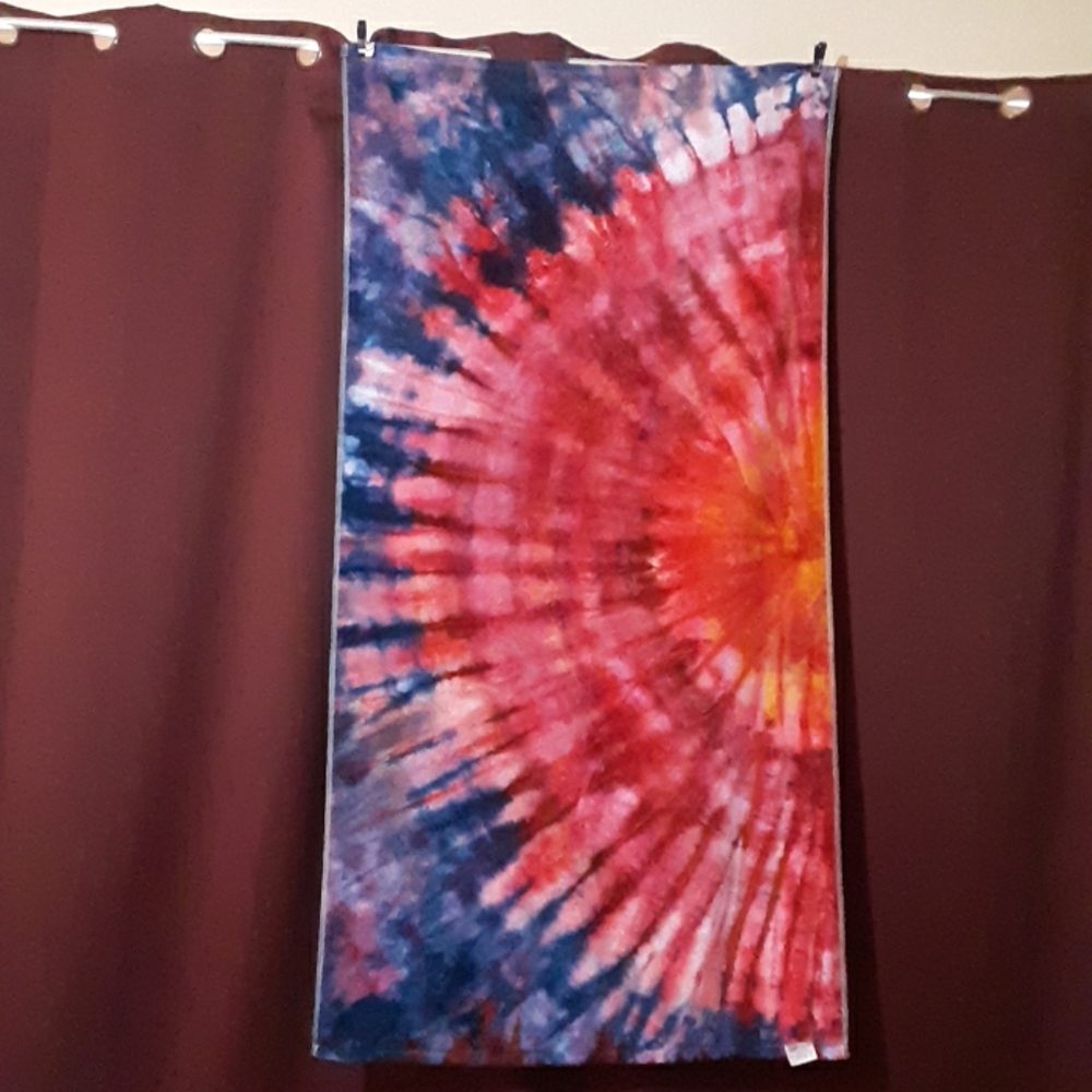 Homemade Tiedye towel